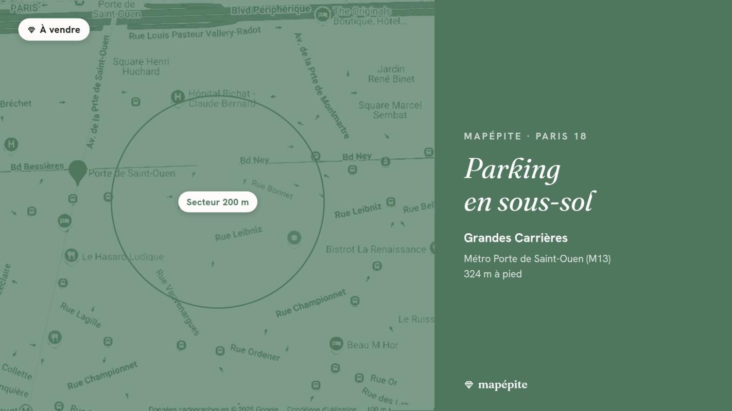Parking  Paris 18eme Arrondissement