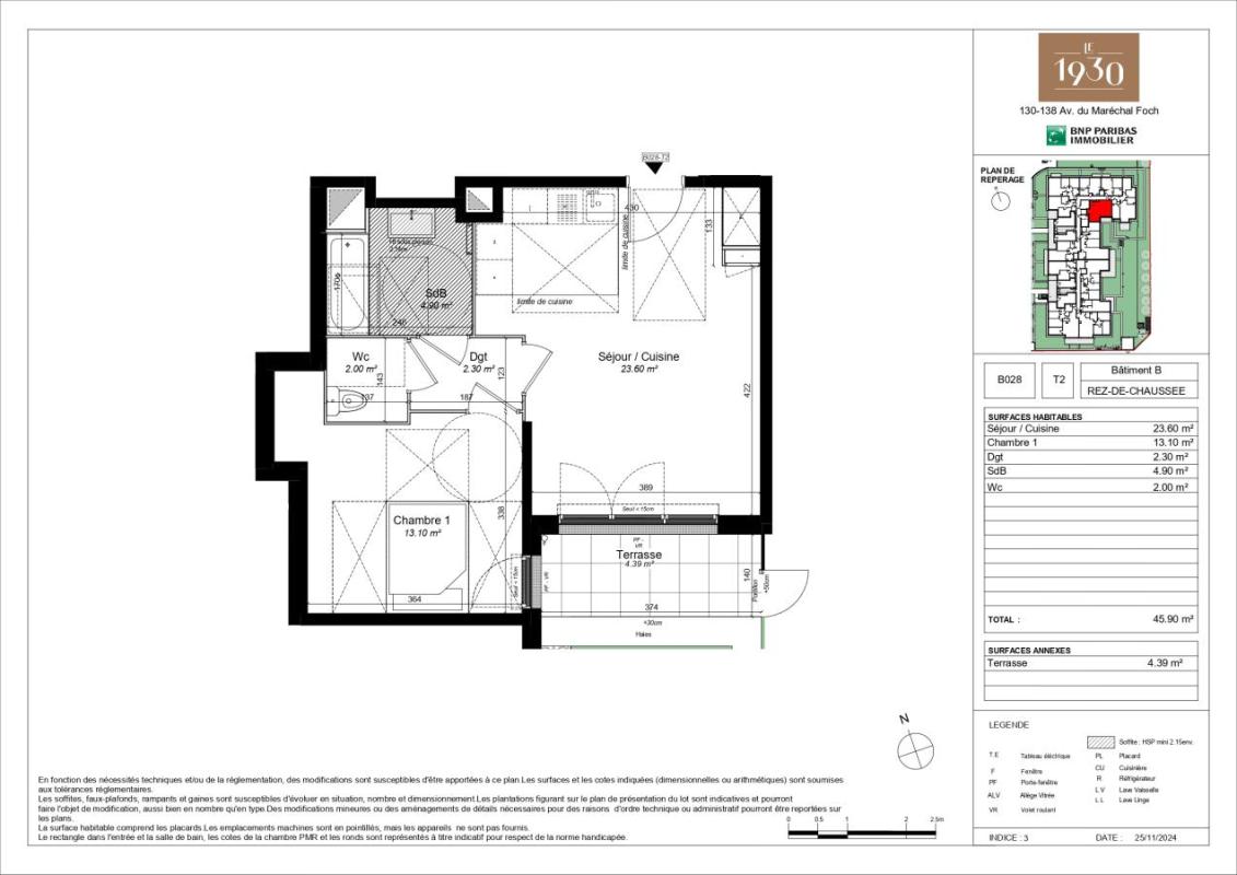 Appartement 2 Pièce(s) Neuilly-Plaisance
