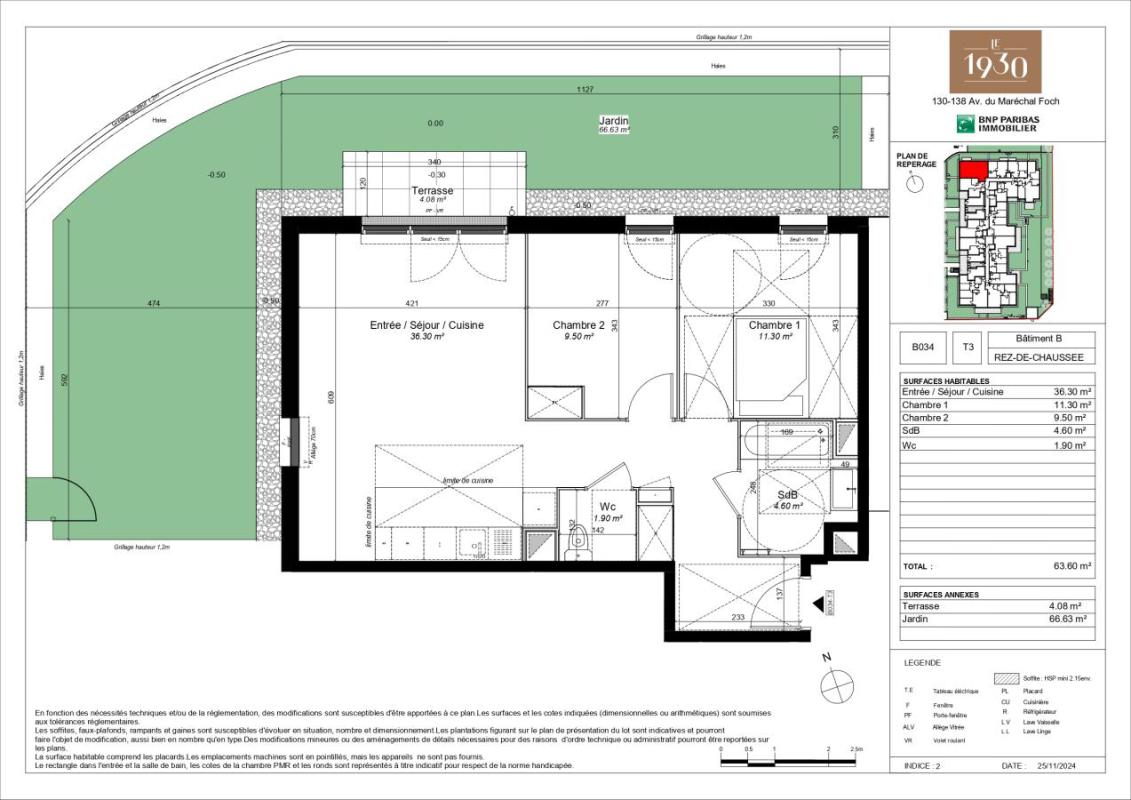 Appartement 3 Pièce(s) Neuilly-Plaisance