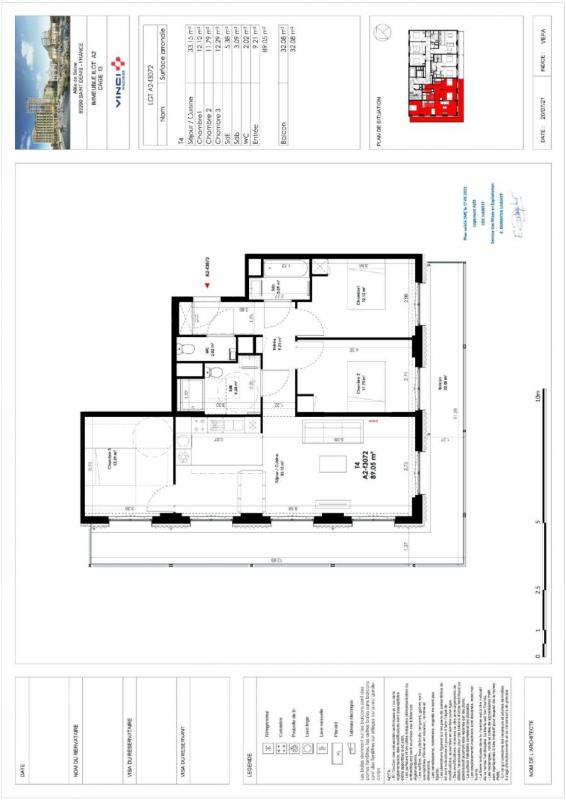 Appartement 4 Pièce(s) Saint-Denis