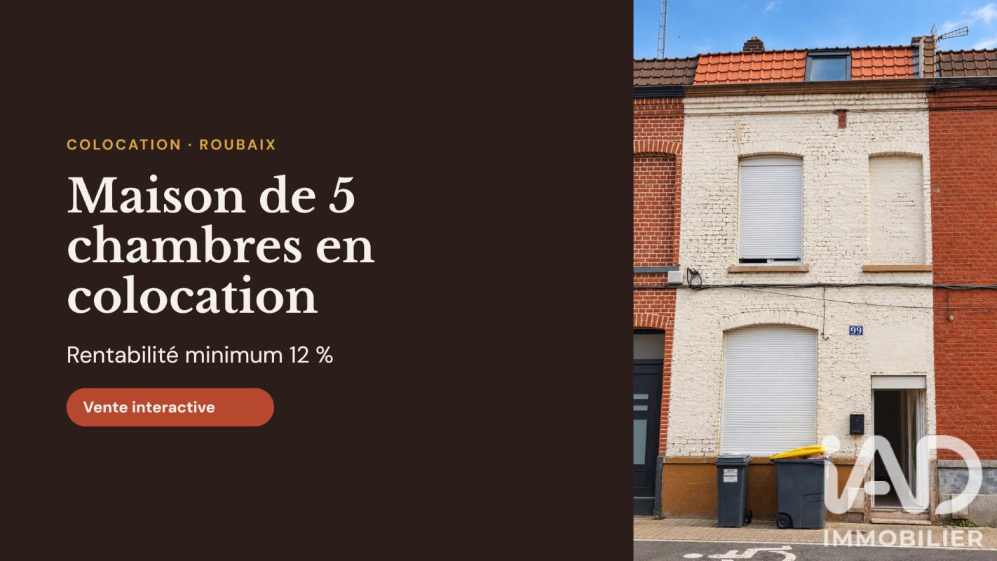 Maison de ville 6 Pièce(s) Roubaix