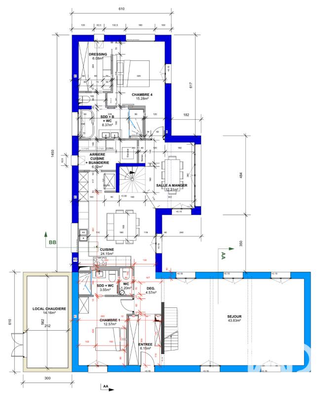 Maison 8 Pièce(s) Saint-Martin-des-Champs - Photo 17