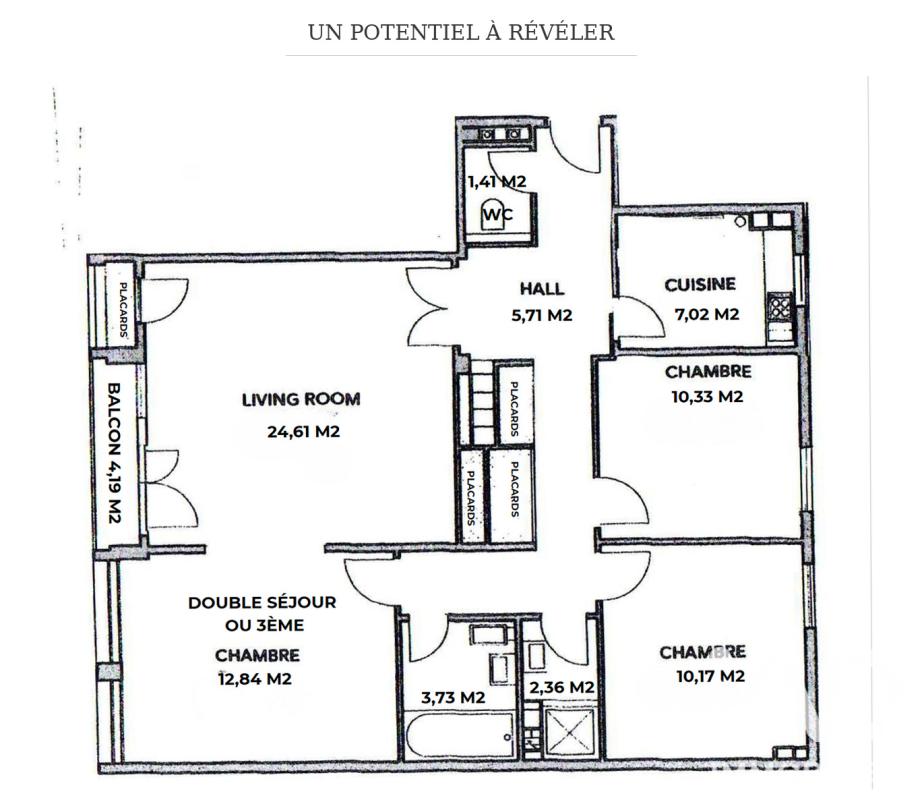 Appartement 4 Pièce(s) Boulogne-Billancourt