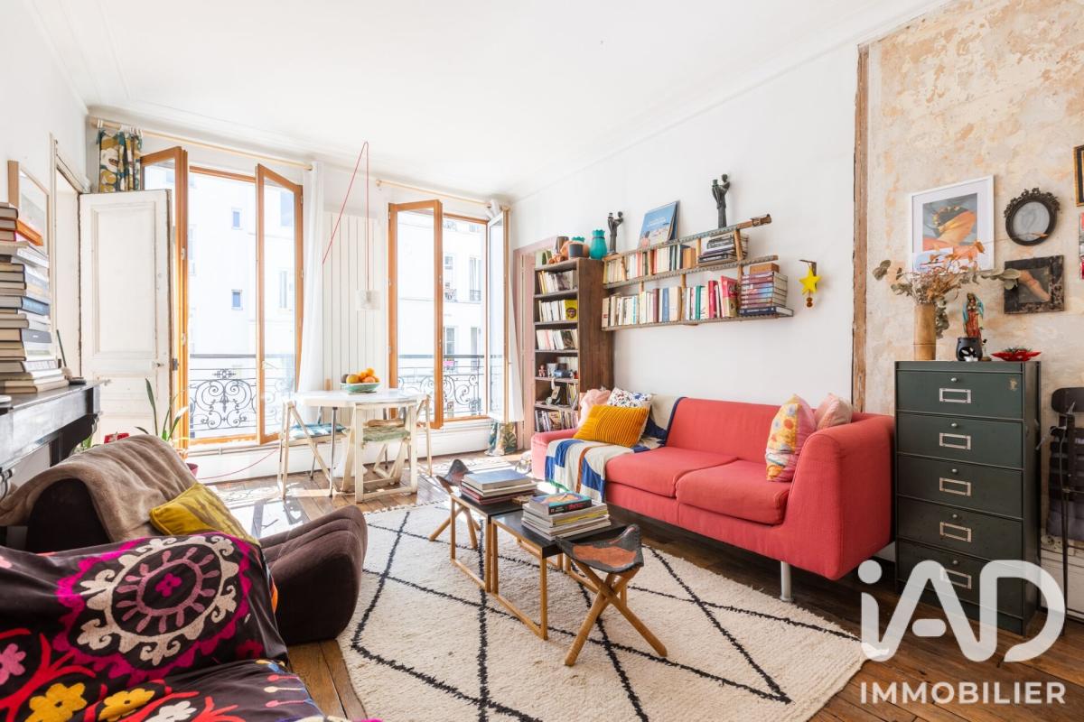 Appartement 4 Pièce(s) Paris 18eme Arrondissement