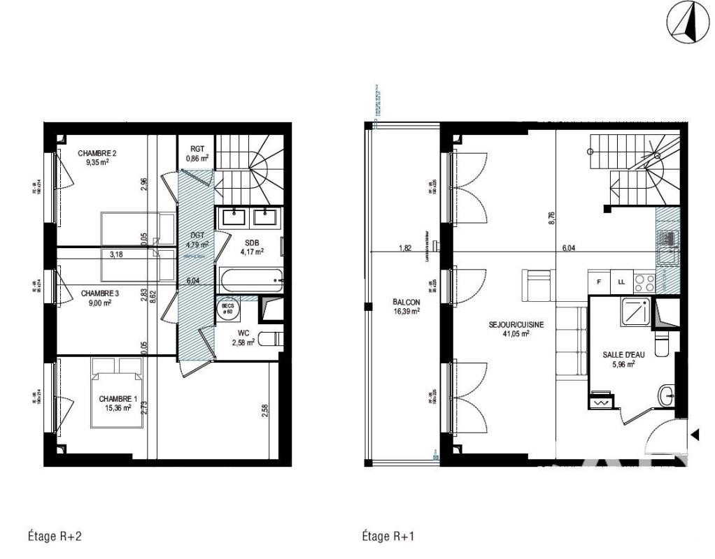 Duplex 4 Pièce(s) Monteux - Photo 9