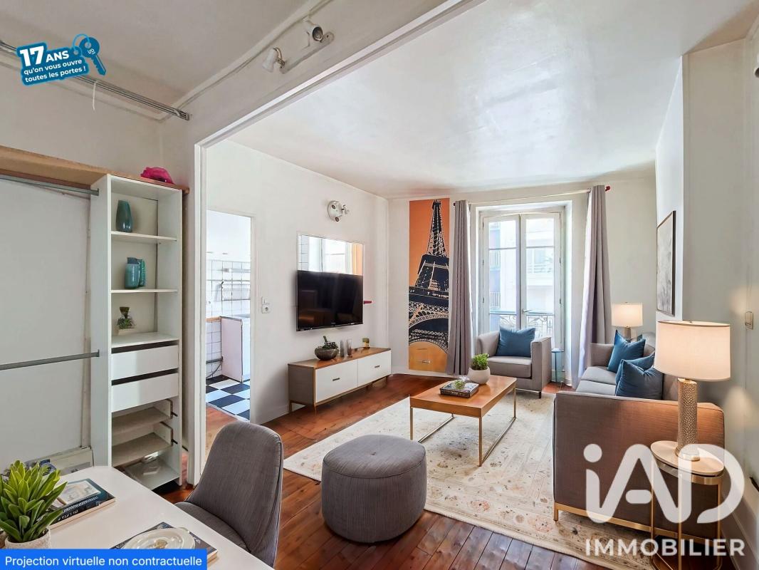 Appartement 2 Pièce(s) Paris 13eme Arrondissement
