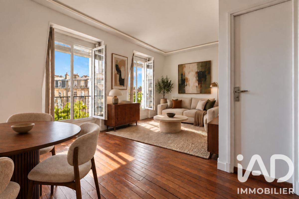 Appartement 3 Pièce(s) Paris 18eme Arrondissement