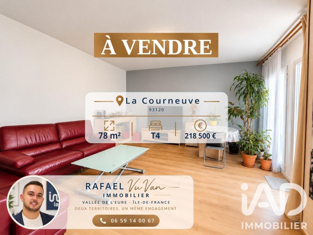 Appartement 4 Pièce(s) La Courneuve - Photo 1