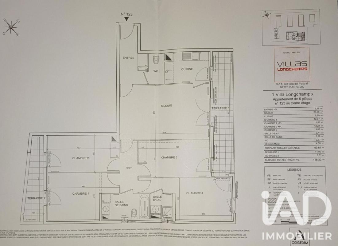 Appartement 5 Pièce(s) Bagneux - Photo 24