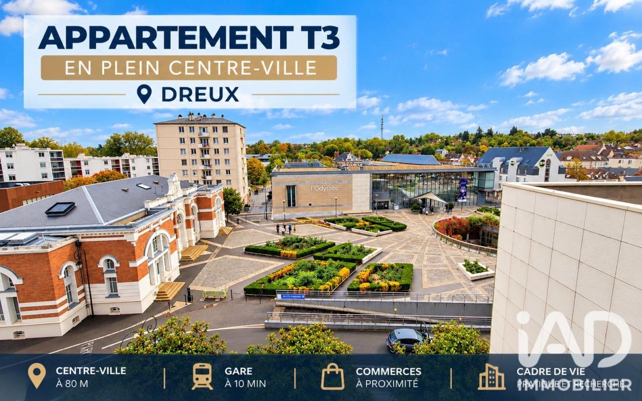 Appartement 3 Pièce(s) Dreux