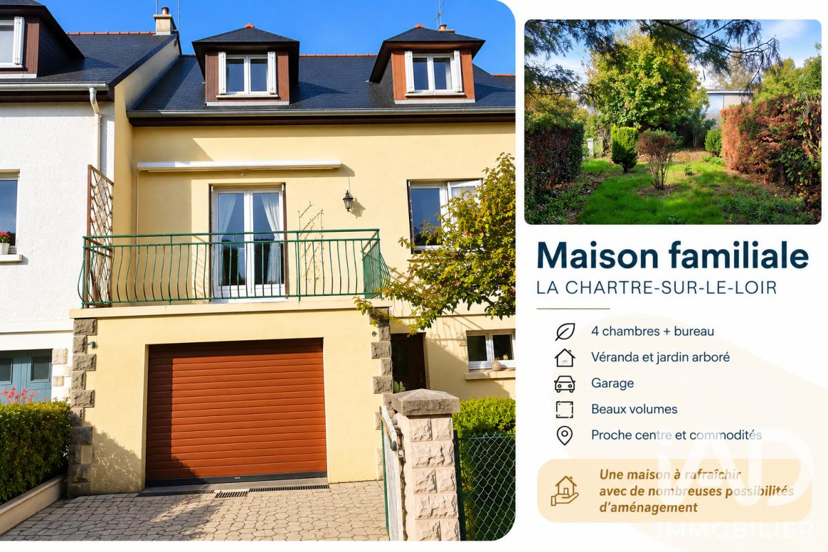 Maison 5 Pièce(s) La Chartre-sur-le-Loir
