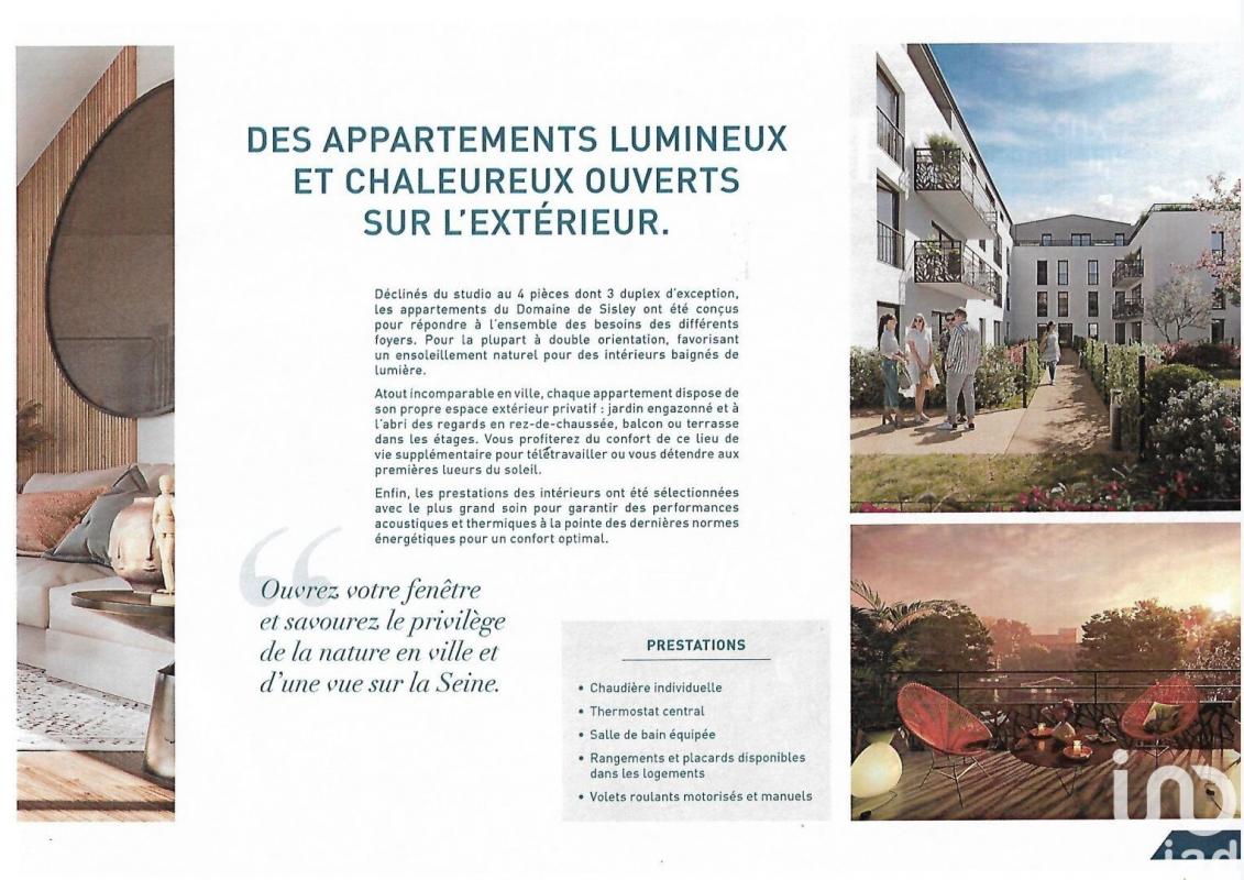 Appartement 4 Pièce(s) Villeneuve-la-Garenne - Photo 3