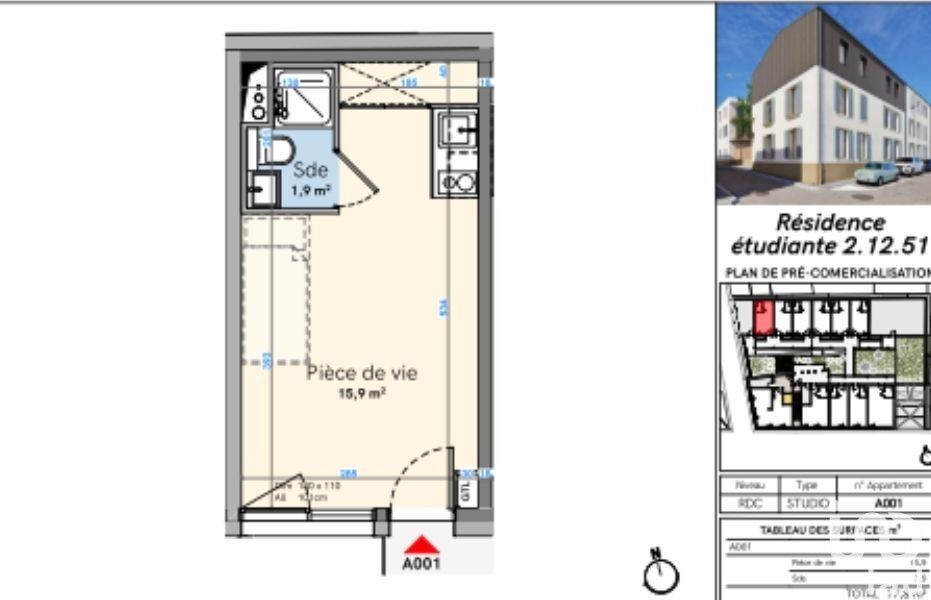 Appartement 1 Pièce(s) Nîmes - Photo 4