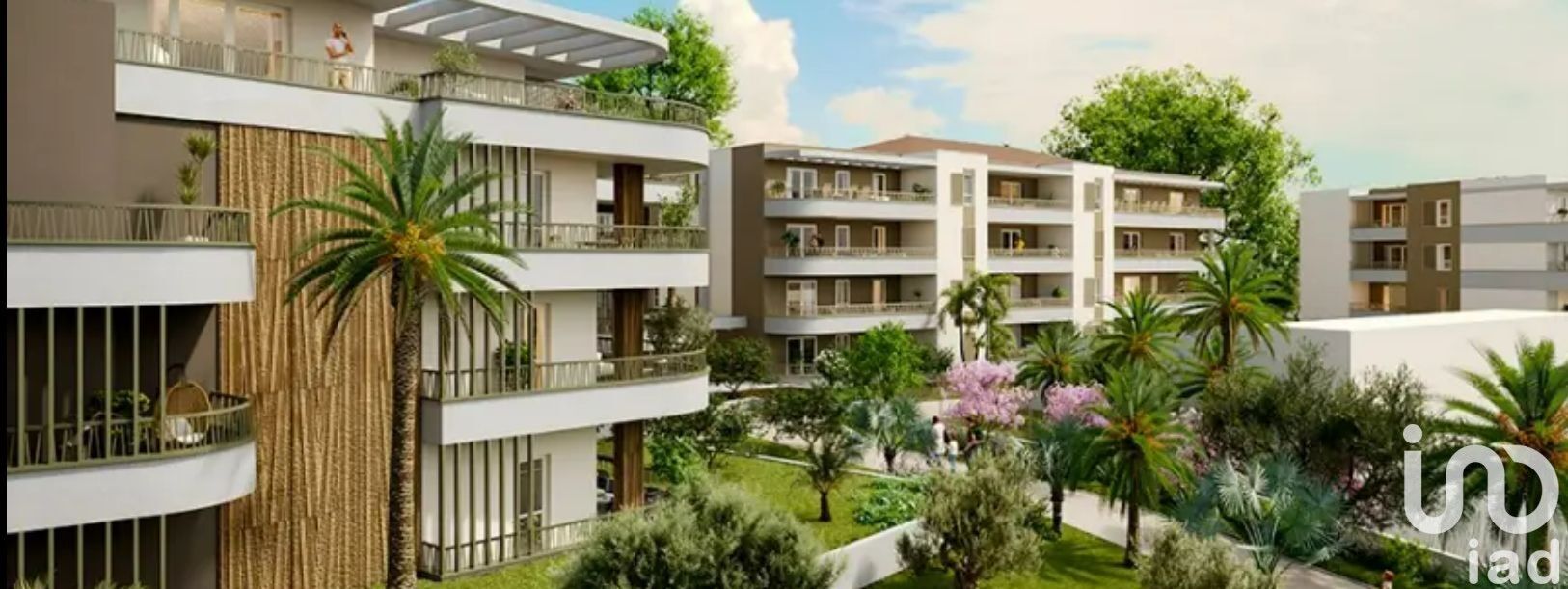 Appartement 3 Pièce(s) Cagnes-sur-Mer - Photo 2