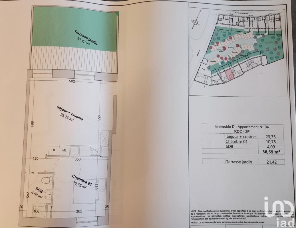 Appartement 2 Pièce(s) Étampes