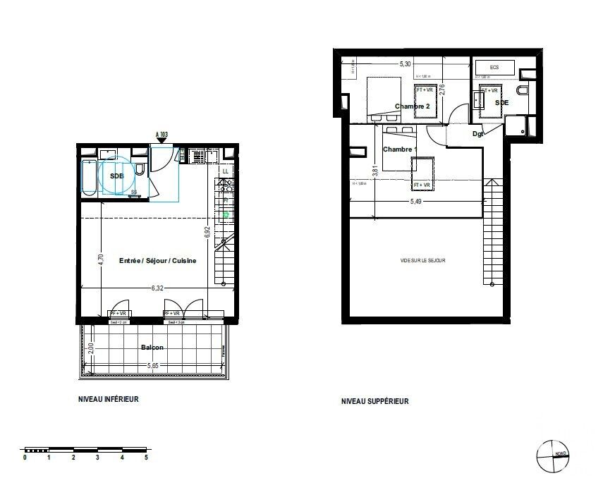 Appartement 3 Pièce(s) Cogolin