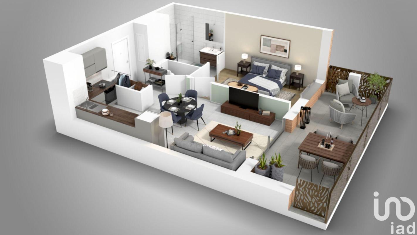 Appartement 2 Pièce(s) Claix