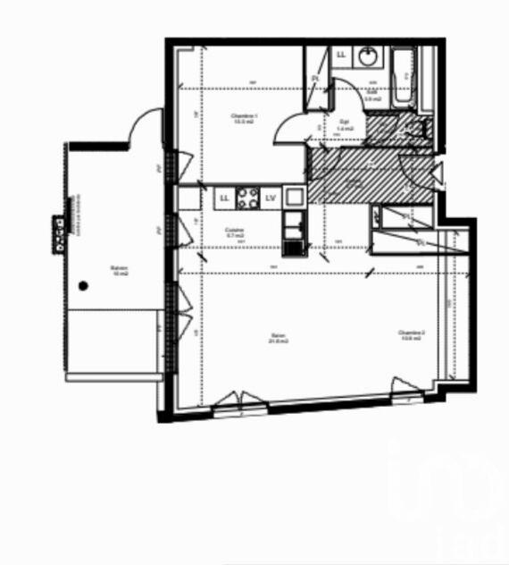 Appartement 3 Pièce(s) Ramonville-Saint-Agne