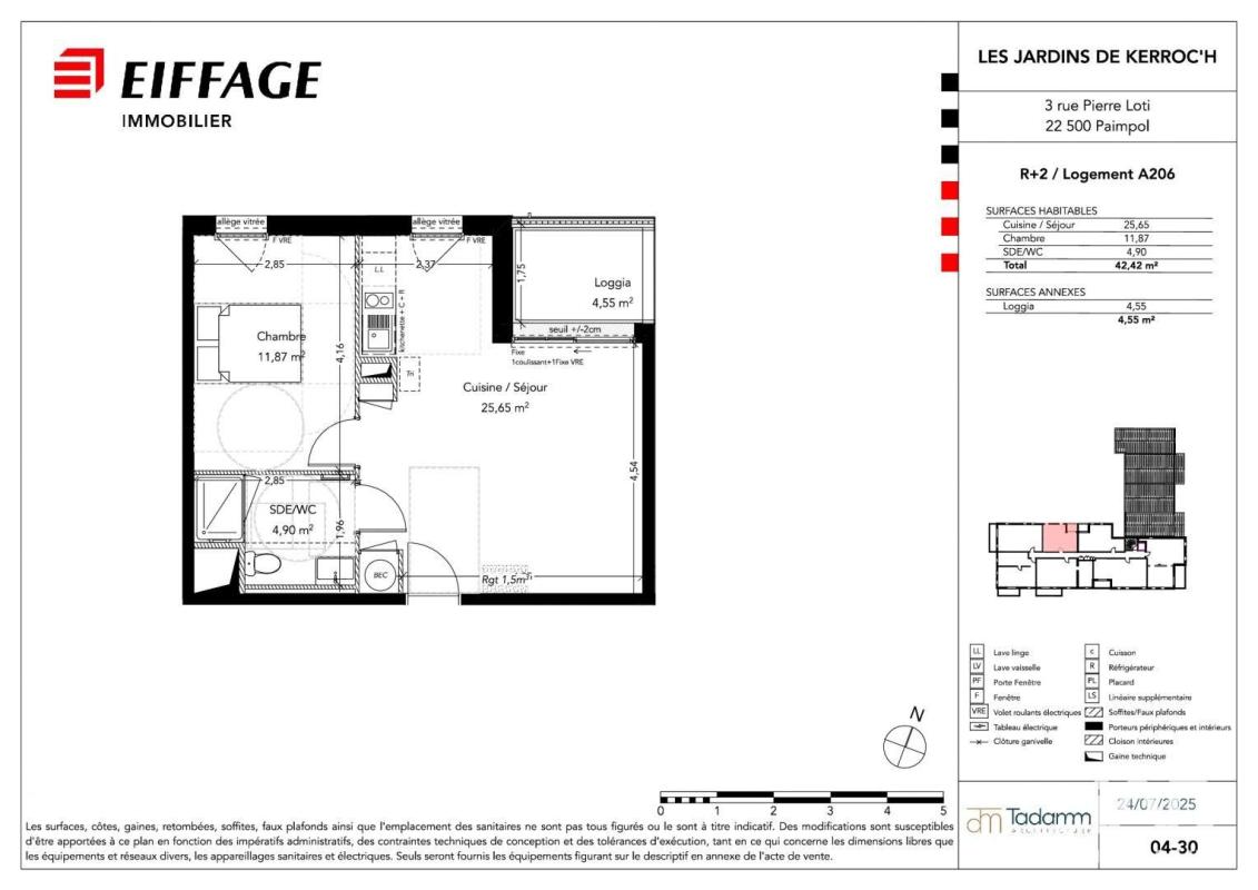 Appartement 2 Pièce(s) Paimpol