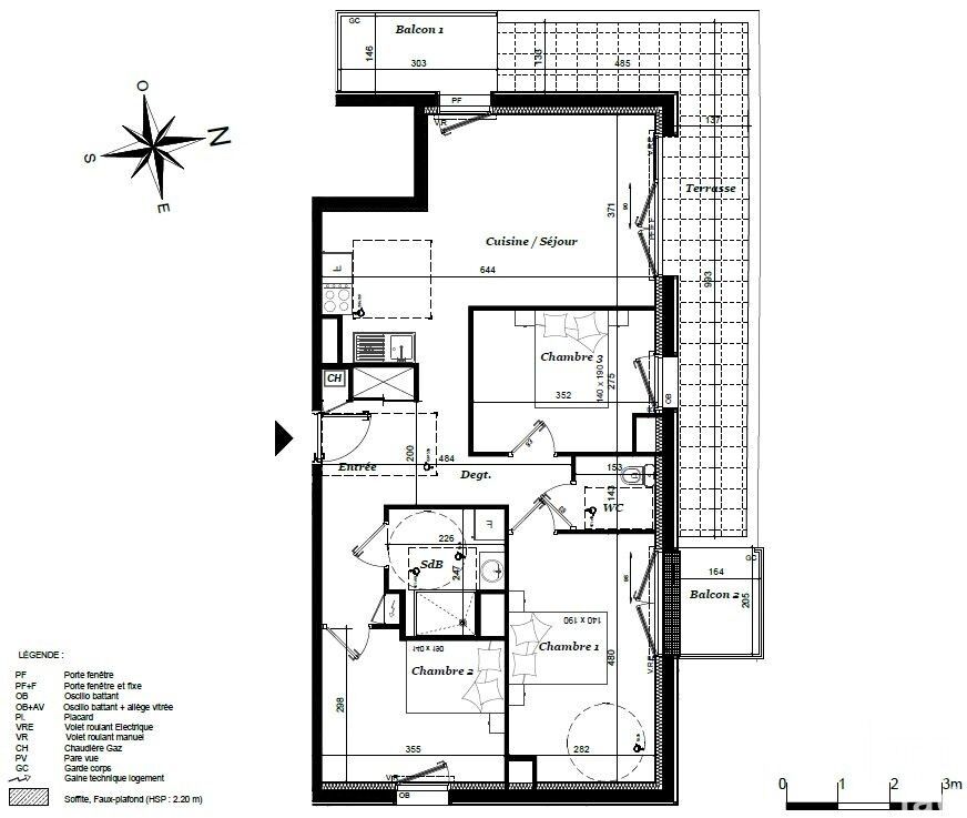 Appartement 4 Pièce(s) Langueux - Photo 5