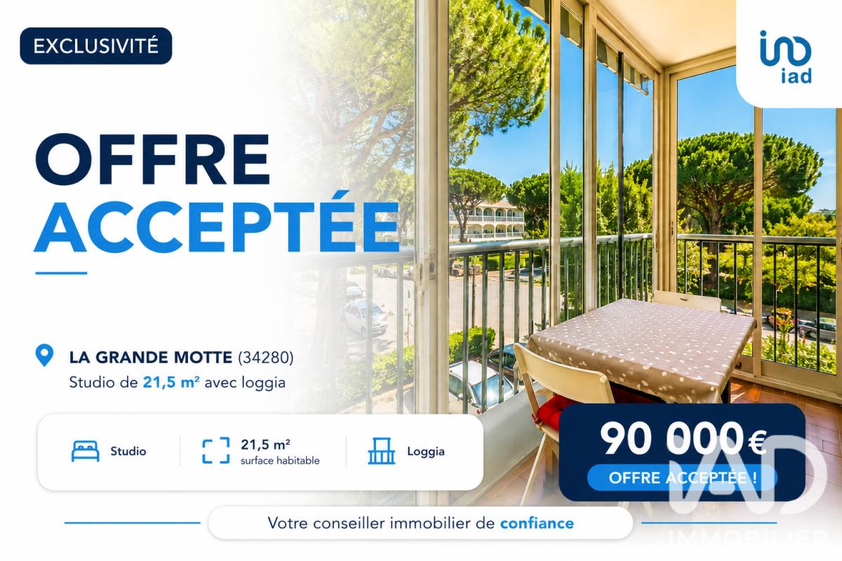 Appartement 1 Pièce(s) La Grande-Motte