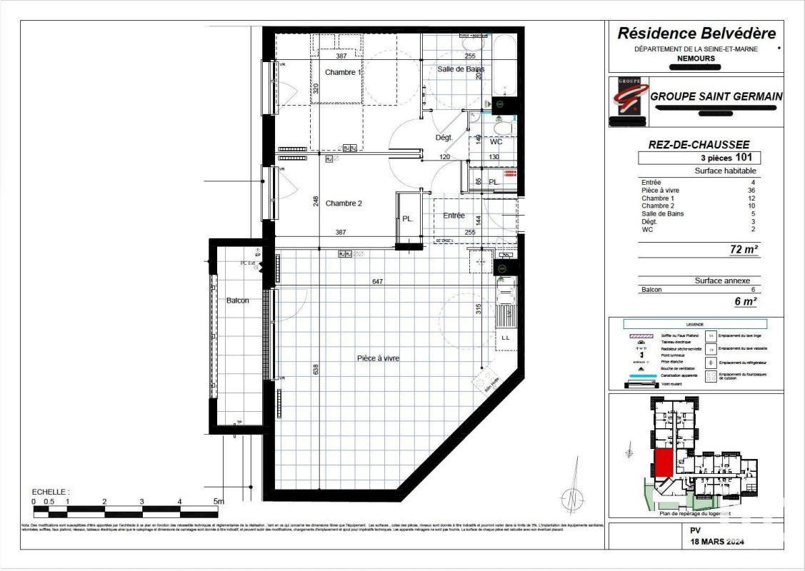 Appartement 3 Pièce(s) Nemours - Photo 7