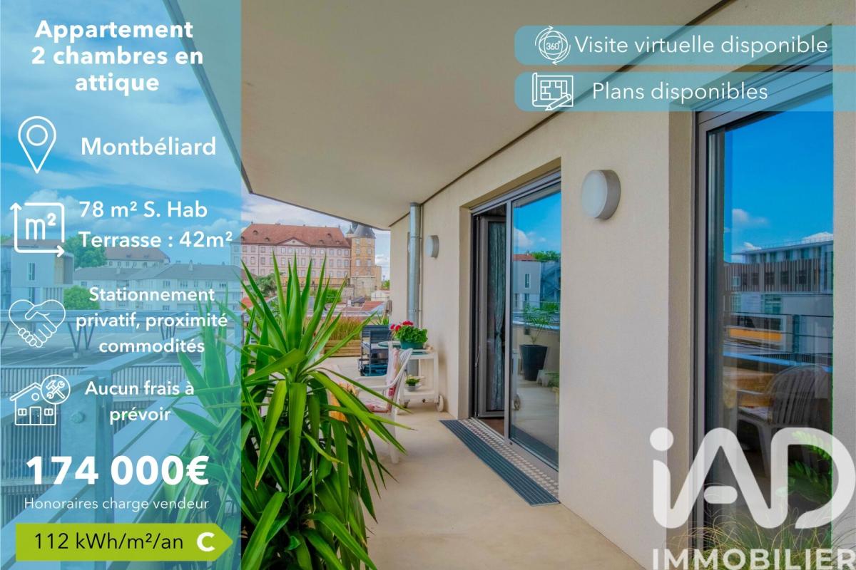 Appartement 3 Pièce(s) Montbéliard