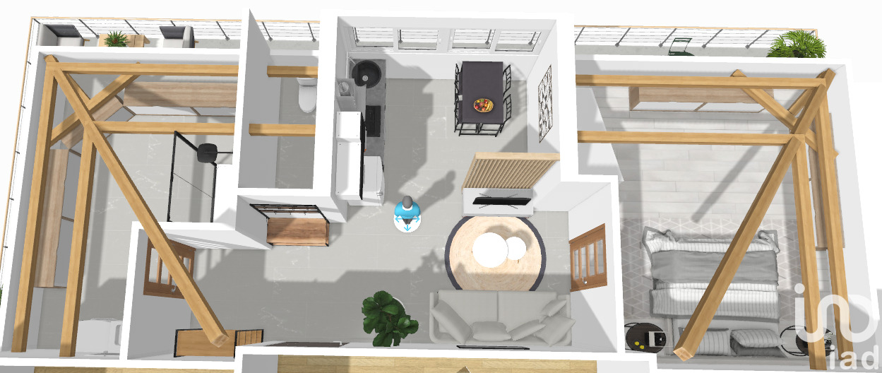 Appartement 2 Pièce(s) Montrottier