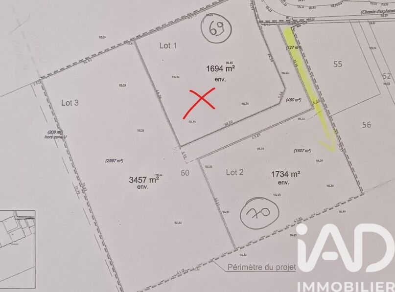 Terrain  Vaudesincourt