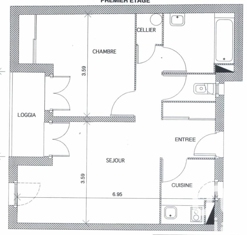 Appartement 2 Pièce(s) Montpellier