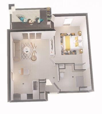 Appartement 2 Pièce(s) Vallauris