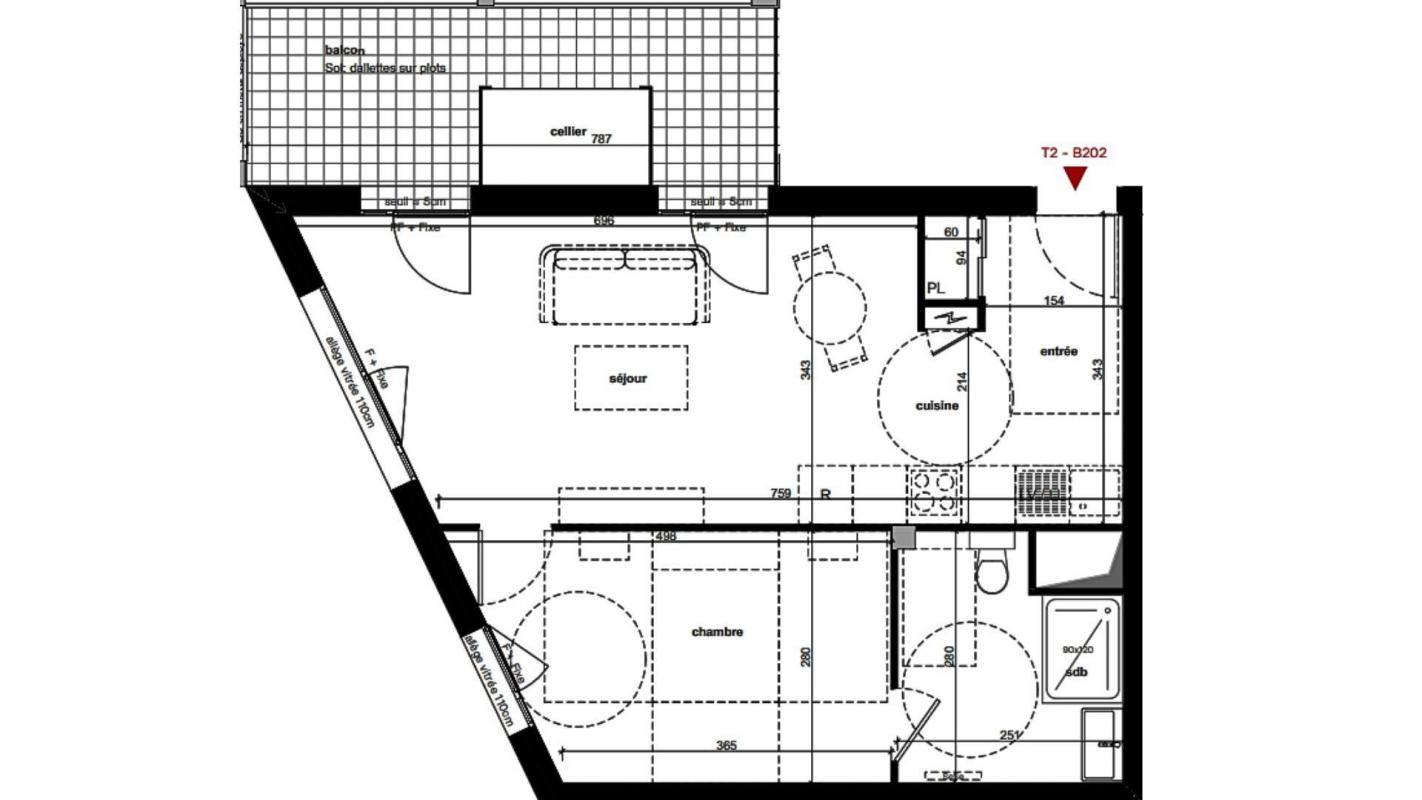 Appartement 2 Pièce(s) Saint-Julien-en-Genevois