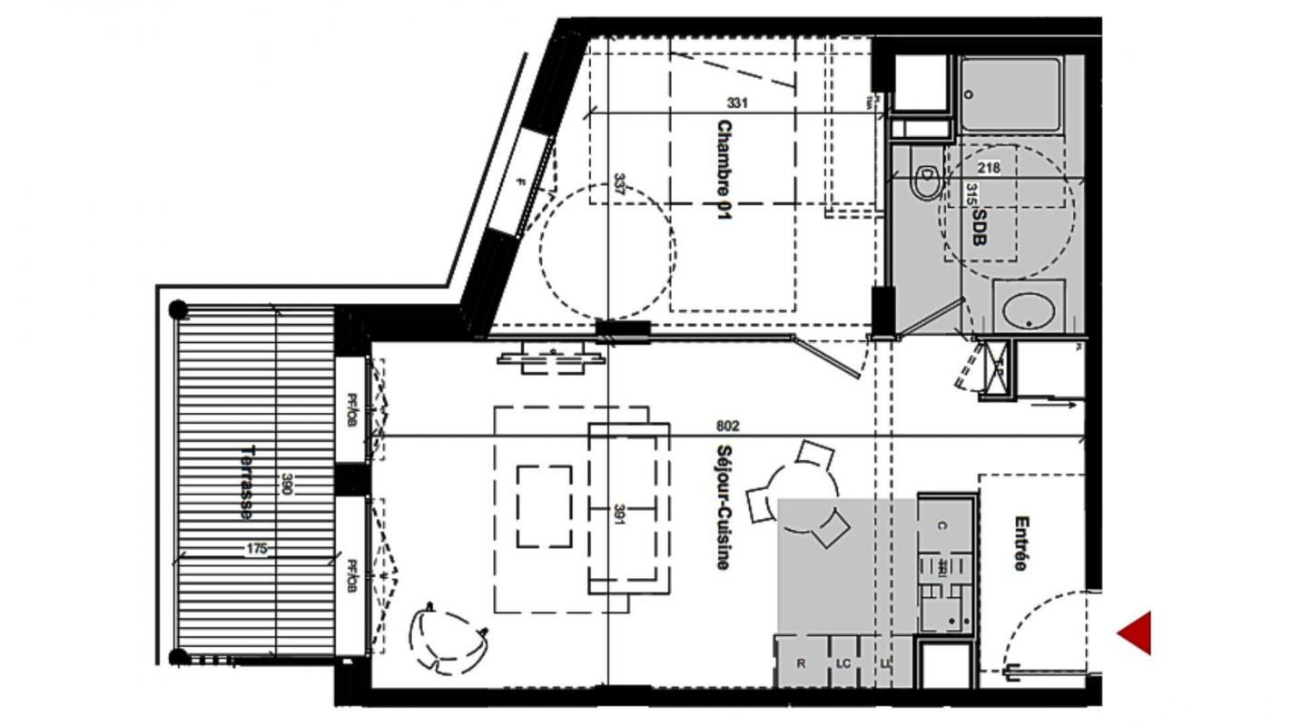 Appartement 2 Pièce(s) Saint-Julien-en-Genevois