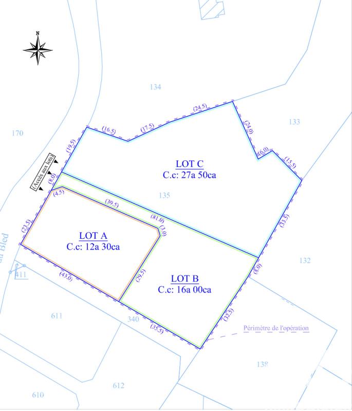 Terrain  Bonnac-la-Côte