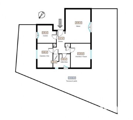 Appartement 3 Pièce(s) Mandelieu-la-Napoule