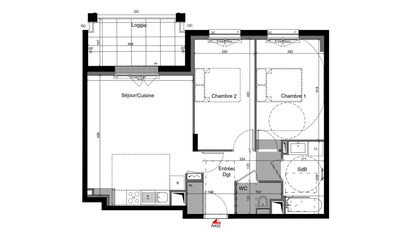 Appartement 3 Pièce(s) Clamart
