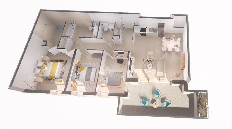 Appartement 4 Pièce(s) Cagnes-sur-Mer - Photo 2