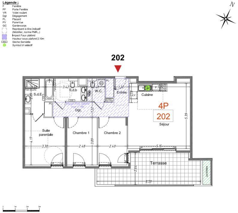 Appartement 4 Pièce(s) Cagnes-sur-Mer - Photo 5