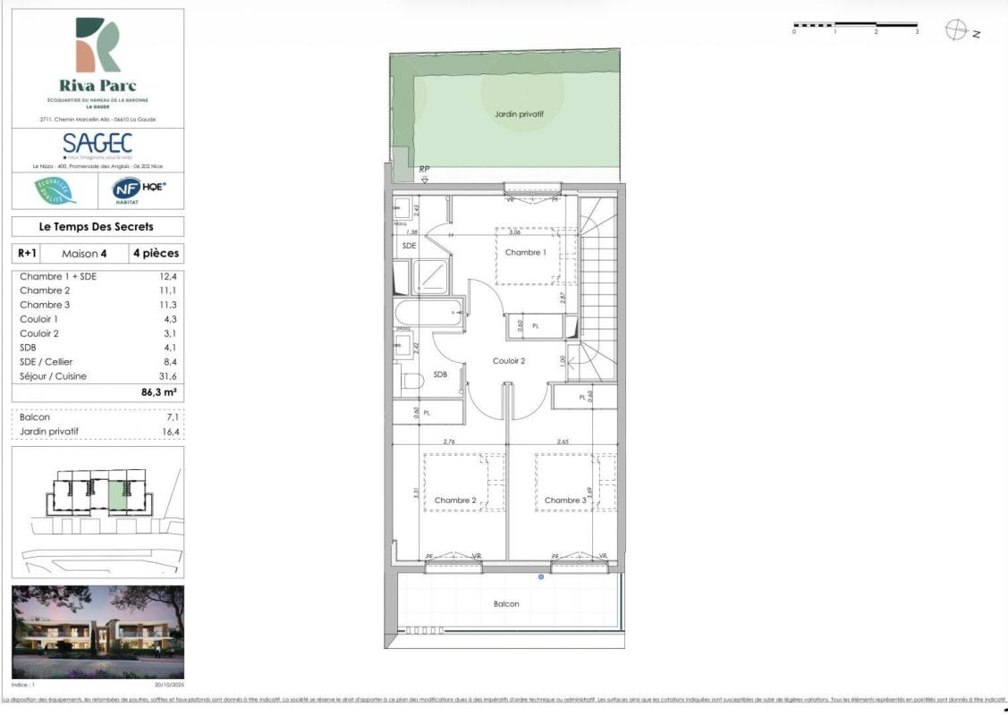 Maison 4 Pièce(s) La Gaude - Photo 7