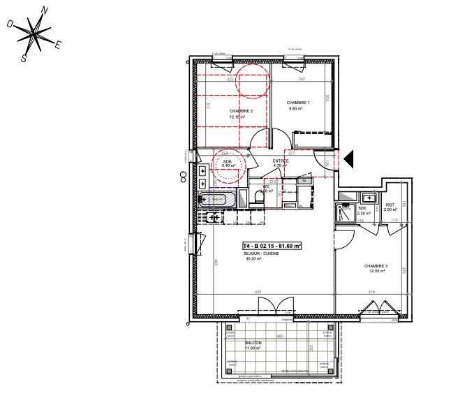 Appartement 4 Pièce(s) Saint-Paul-de-Varces