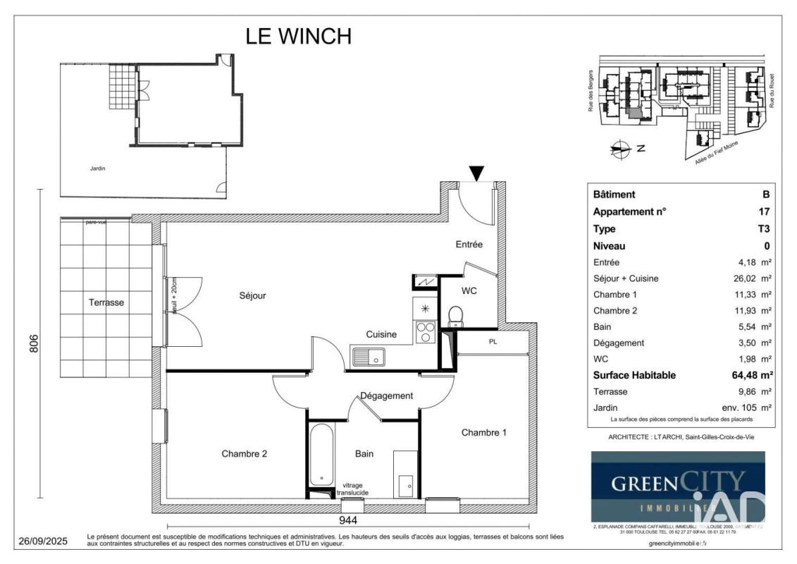 Appartement 3 Pièce(s) Olonne-sur-Mer - Photo 2