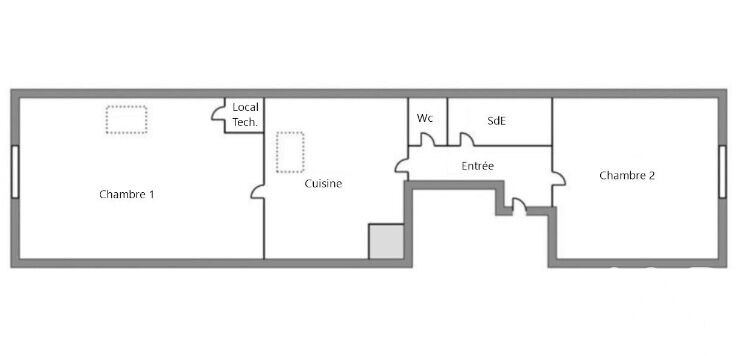 Appartement 3 Pièce(s) Angers