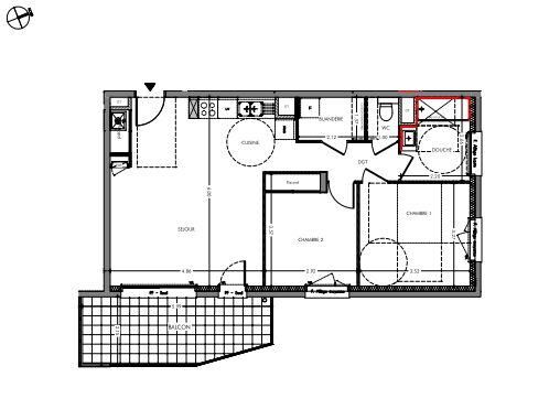 Appartement 3 Pièce(s) Sassenage