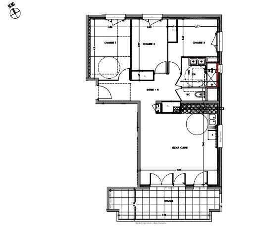 Appartement 4 Pièce(s) Moirans