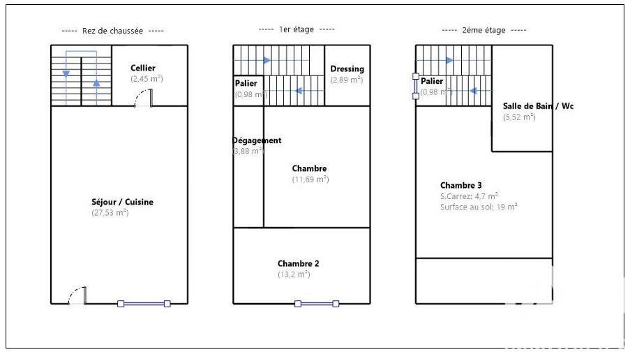 Maison de ville 4 Pièce(s) La Seyne-sur-Mer