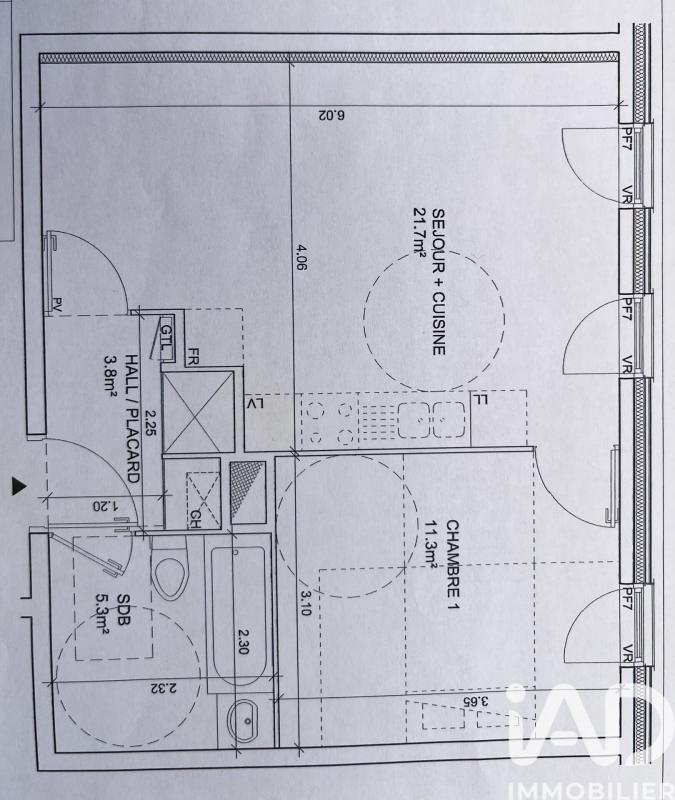 Appartement 2 Pièce(s) Lille