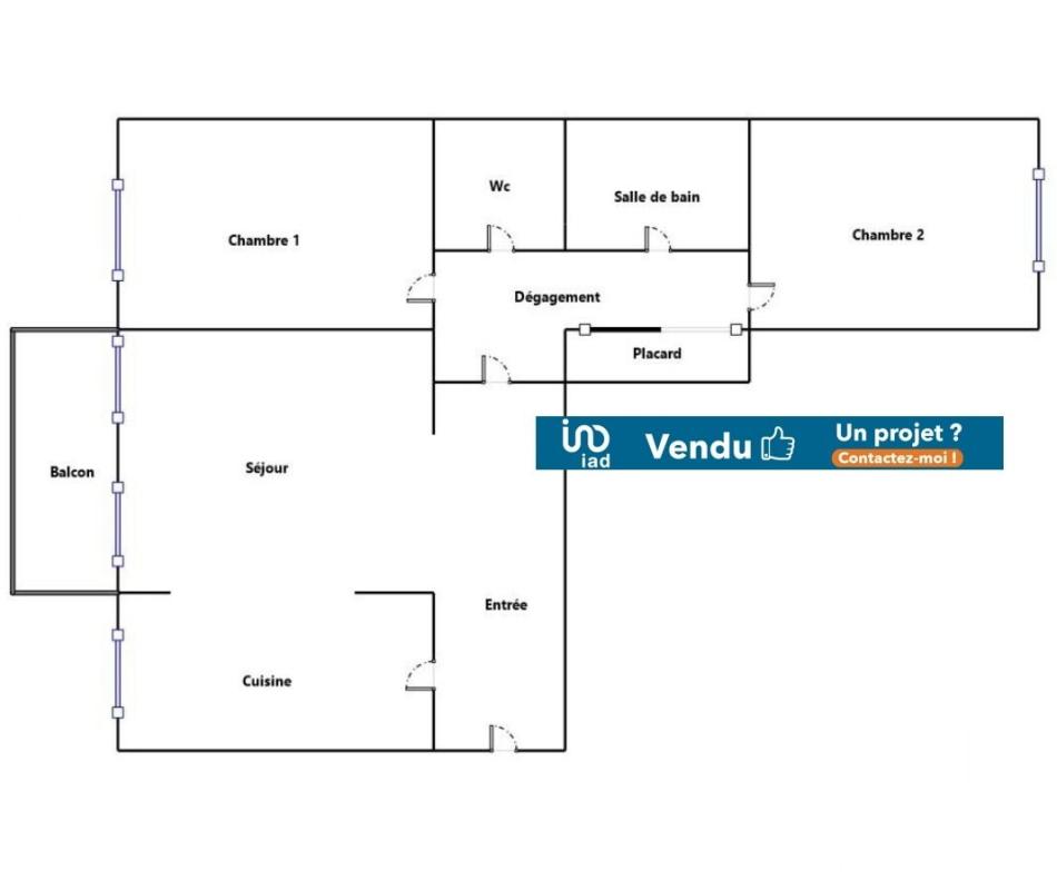 Appartement 4 Pièce(s) Pantin