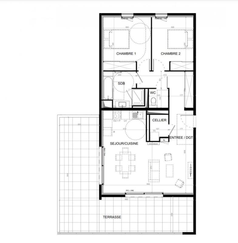 Appartement 3 Pièce(s) Baillargues
