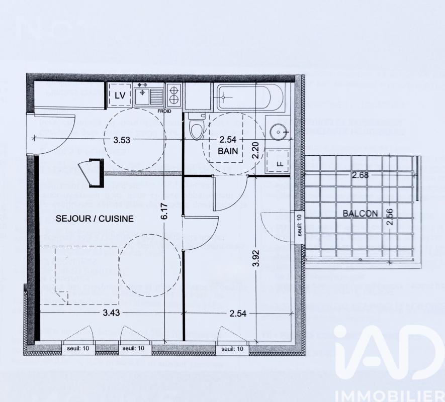 Appartement 2 Pièce(s) Villeurbanne