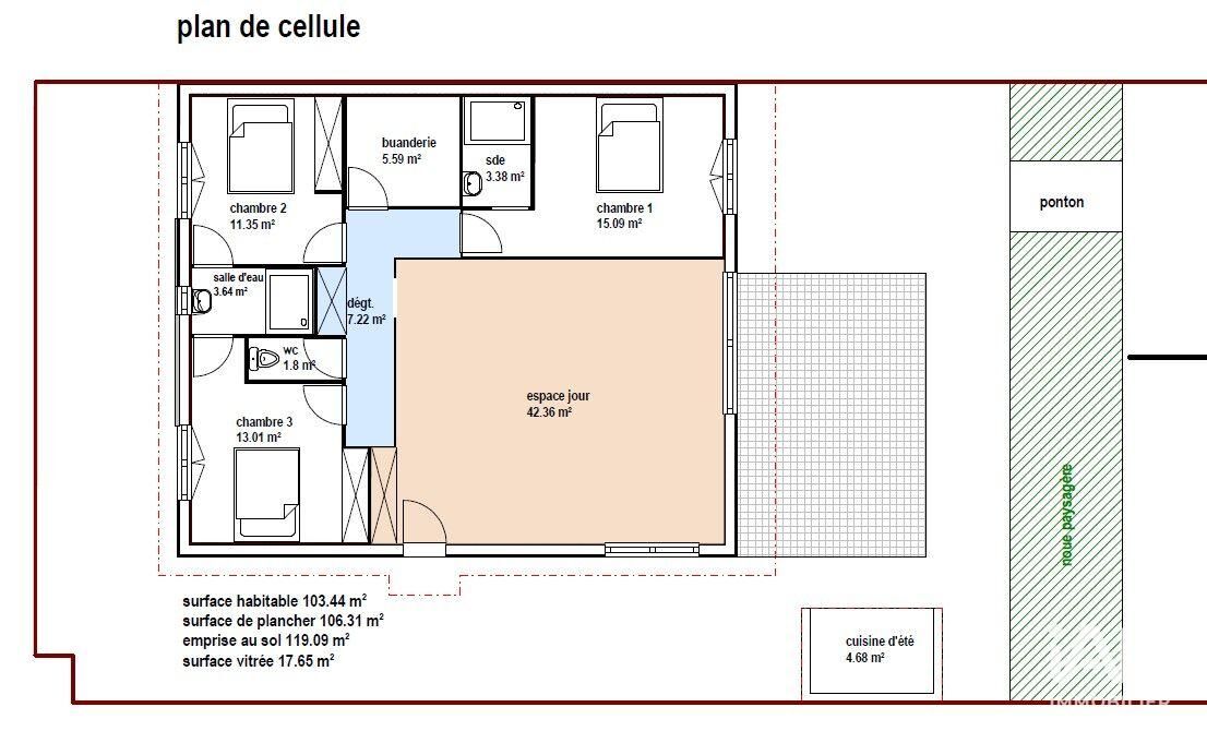 Maison 4 Pièce(s) Tresserre - Photo 2